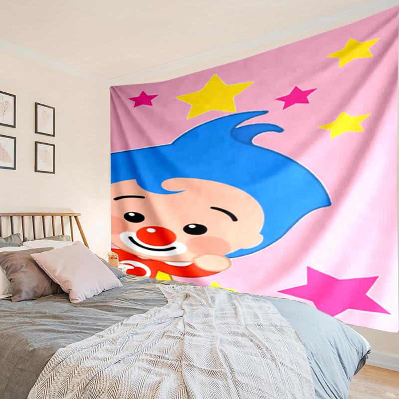 Colorful Clown Music Tapestry, Unique Design Tapestry, Wall Decor for Bedroom,Livingroom, Playroom,Heartwarming Fan Holiday Gifts