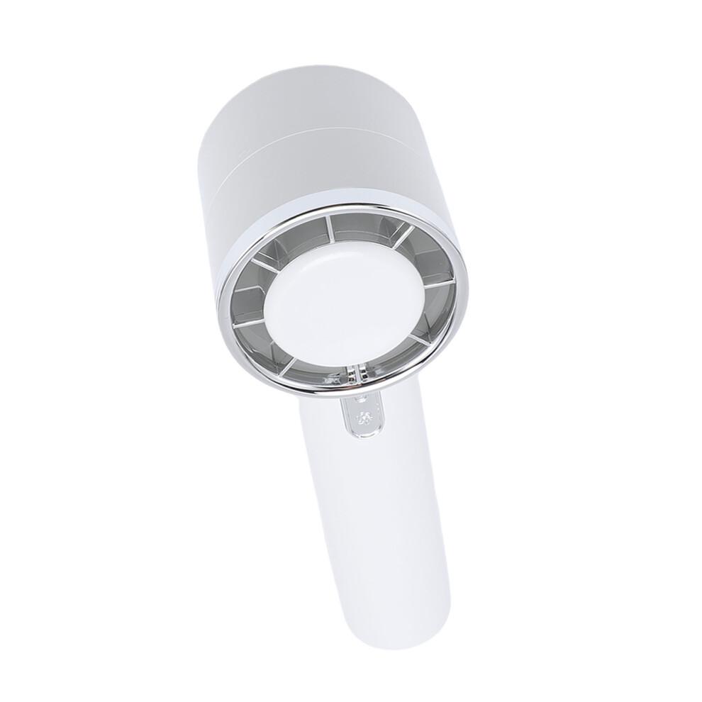 Portable Handheld Fan 5 Speeds 1200mAh White Outdoor Desktop