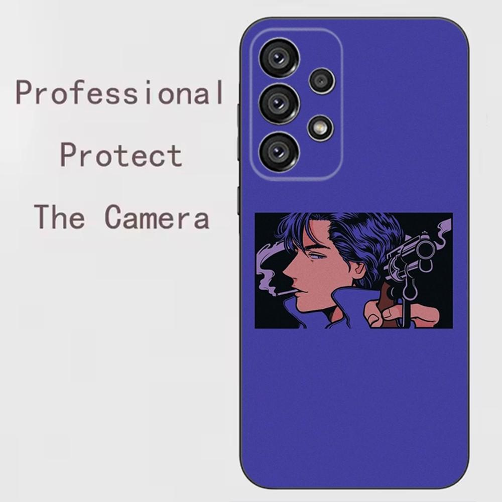 

Retro City Hunter Comic Phone Case For Samsung Galaxy A13,A21s,A22,A31,A32,A52,A53,A71,A80,A91 Soft Black Shell Samsung a80