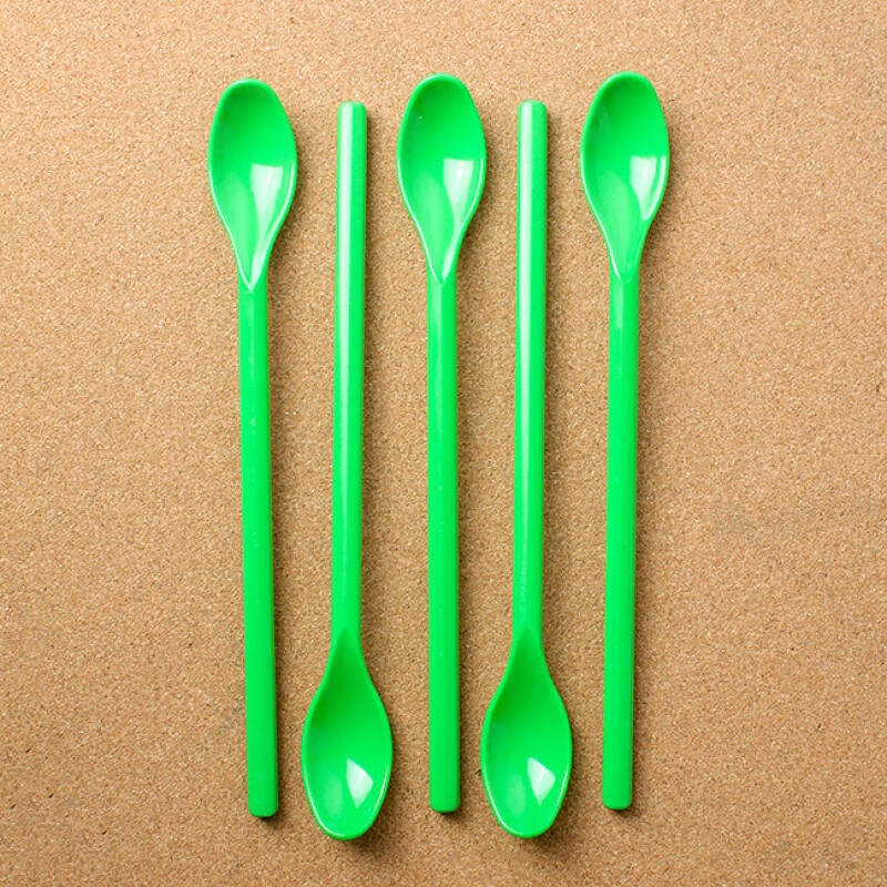 

5p color plastic long spoon