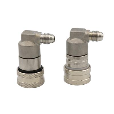 Stainless Steel Ball Lock Corny Keg Disconnect Cornelius Gas Liquid Connector 1/4" MFL Threaded Home Brew Beer Kegging