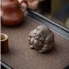 Chinese Purple Clay Tea Pet Handmade Elephant Statue Ornaments Tea Figurine Sculpture Decoration Tea Set Decors Accessories