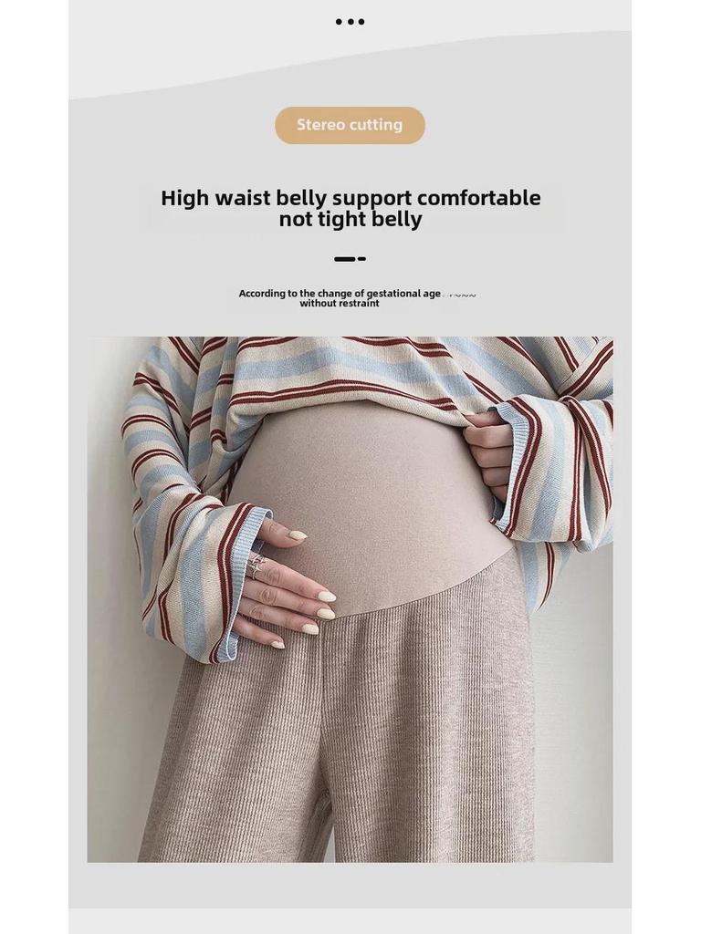 Umstandsweite Hosen für Frühling, Herbst und Winter - Bauchstütze & Freizeitkleidung