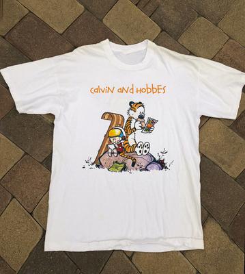 Das Calvin und Hobbes Geschenk für Freunde Shirt Baumwolle Erwachsene 8D314 Unisex T-Shirt
