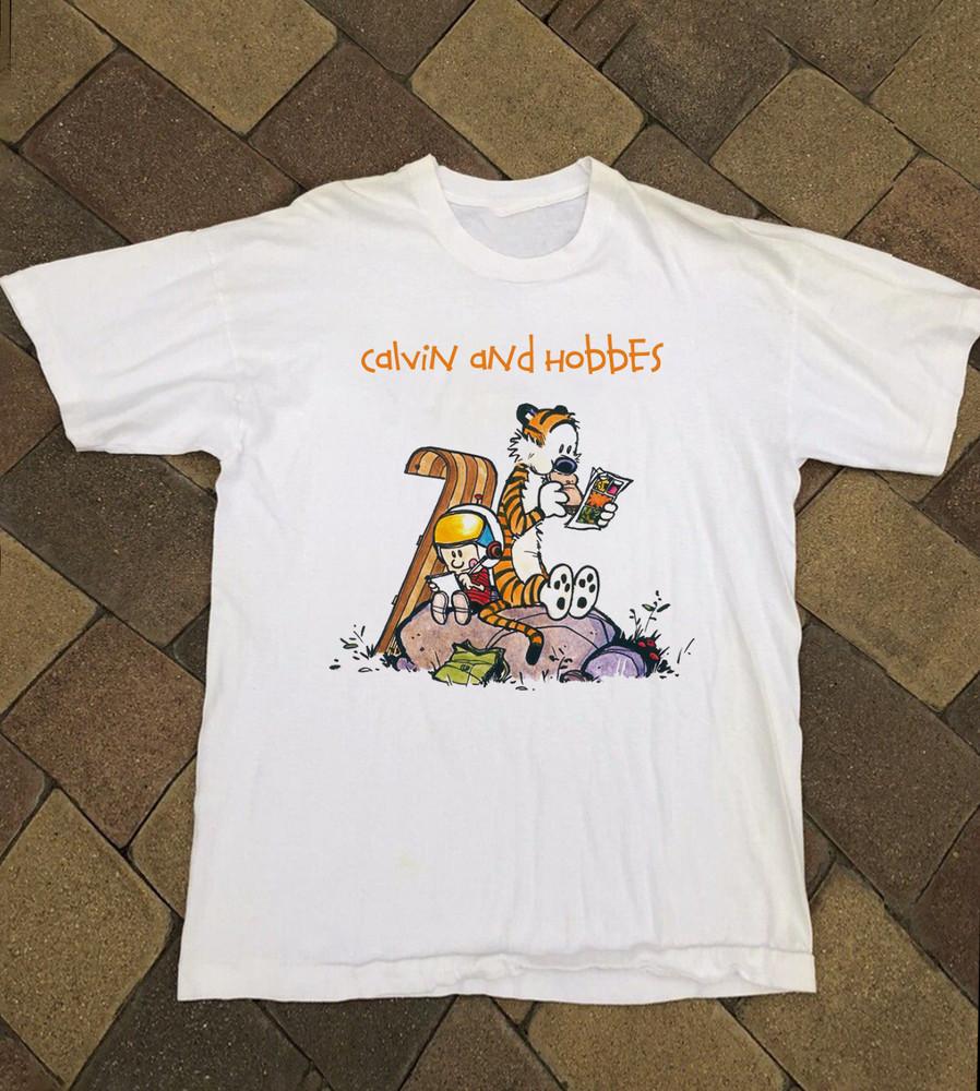 The Calvin and Hobbes Gift For Friends Shirt Cotton Adult 8D314 Unisex T-Shirt XL
