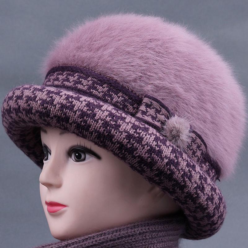 Fur Mink And Hot Fox Ball Cap Winter Hat Women Hat Girl Knitted Hats Skullies Beanies Brand New Thick Female Cap