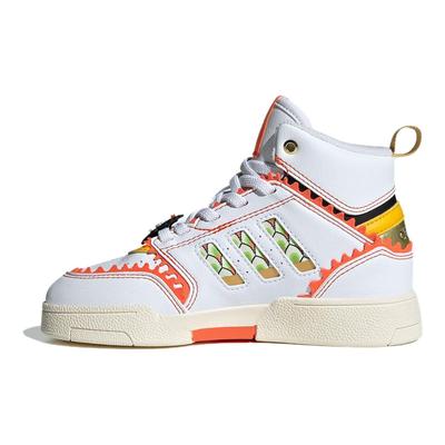 Originals Drop Step Kényelmes Tartós Magasszárú Gyerek Korcsolyacipő Gyerek Korcsolyacipő Fehér Narancs IF9367