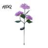 Solar Powered Patio Decor Fairy Hydrangea Lights Garden Stake Waterproof LED Flower Light Lights Colorful Outdoor Lamp for Lawn Pathway