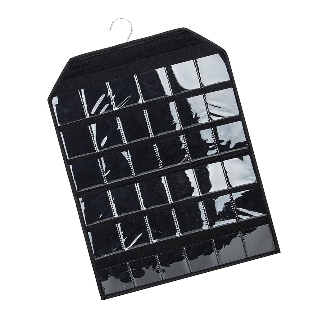 Sturdy Felt Badge Storage Bag With Multiple Pocket Designs Sturdy Dustproof Wall Hanging Solution for Home or Office