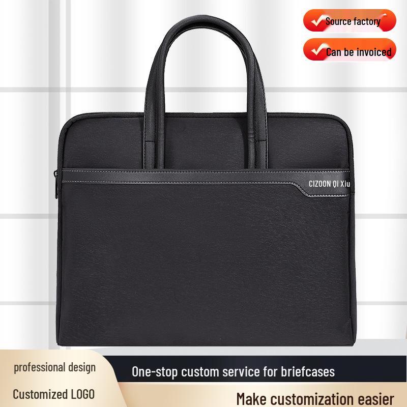 Waterproof Canvas Oxford Document Briefcase