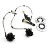 Front/ Rear Hydraulic Disc Brake Caliper Master Cylinder Assembly With Brake Disc For DIY 50cc-250cc ATV Go kart Buggy Quad Bike