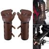 Goth Armor Wrist Bracers with Finger Cover Decor Punk Warrior Renaissance Pirate Knights Pirate Boxing Gloves
