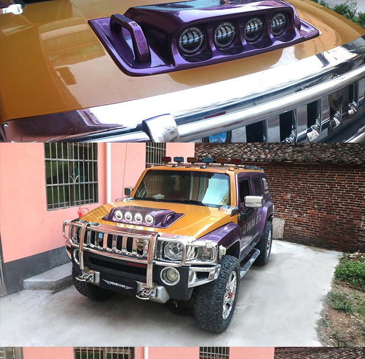 Hummer H3 Hood Scoop Spotlight & Light Kit for Exterior Accessories