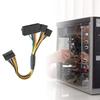 ATX24Pin+Dual 4Pin To 16Pin Converters Cable Compatible for Computers Motherboards Power Supply Wire