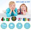 POTAN Thinkmax 6ks Speed ​​Cube Set, Magic Cube Set of 2x2x2 3x3x3 Pyramid Megaminx Skew Cube Set of Puzzle