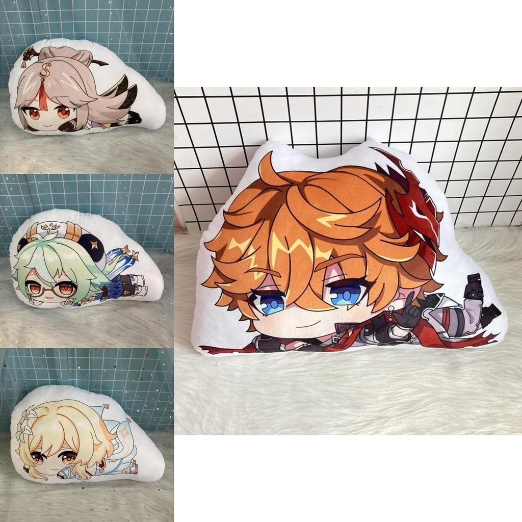 Cute Genshin Impact Zhongli Nilou Sucrose Sleepy Plush Doll Cushion Pillow Xmas Gift