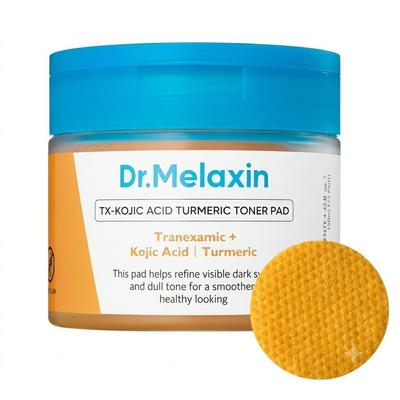 Dr. Melaxin TX Kojic Acid Turmeric Toner Pads Brightening and Smoothing Facial Care 190ml 70 Pads