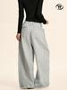 Yongfang Unisex Amerikansk-stil Trendy Sweatpants: Løstsiddende, Jazz Hip Hop Bogtryk, Afslappet Lige & Vide Ben.