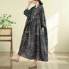 DIMANAF New 2026 Women Plus Size Summer Maxi Long Dress Cotton Hooded Loose Oversize Casual Lady Vintage Print Beach Sundress