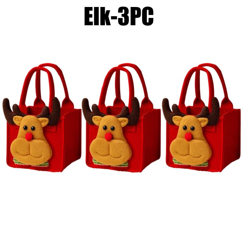 Christmas Felt Bag Creative Handbag Christmas Eve Apple Box Ping'an Fruit Bag Hand-held Gift Packaging Candy Decoration Gift Bag