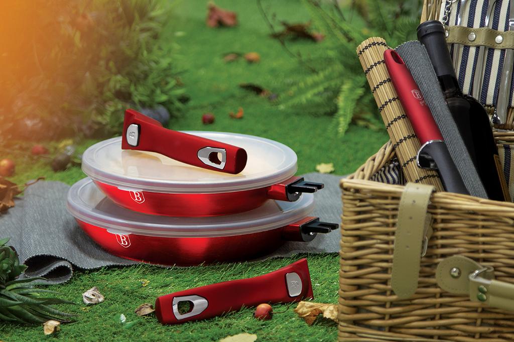 SET OF 3 GRANITE PANS BERLINGERHAUS BH-7053