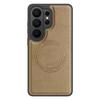 For Samsung Galaxy S26 Ultra Magnetic Case Leather Back Phone Cover