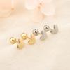 925 Silver Mini Heart Screw Back Earrings Minimalist Chic Hypoallergenic Sleep Friendly Studs For Women Elegant