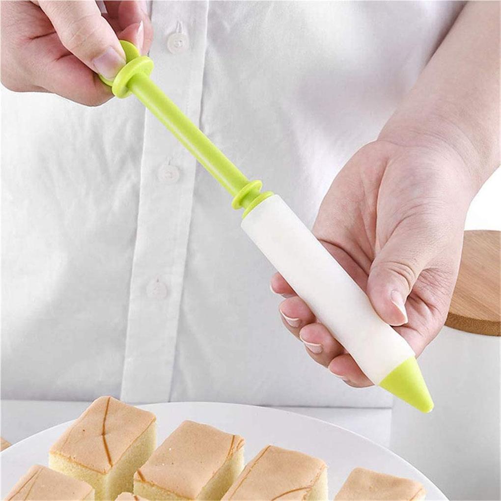 4 Pieces Writing Pen Cake Desserts Decorating Pens Bread DIY Baking Nozzle Tool Kitchen Accessory Professional Bakery