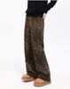 Unisex Retro-Freizeithose mit geradem Bein und Leopardenmuster