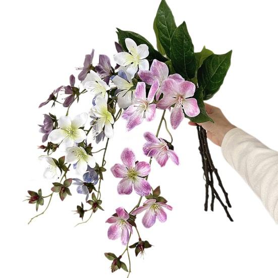 Artificial Jasmine Flower 31" Fake Hanging Flowers Faux Silk Flower Arrangement for Party Home Wedding Decoration