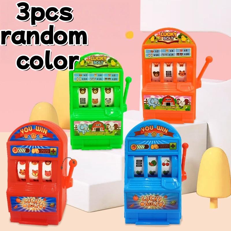 Mini Manual Lottery Machine Toys Fun Desktop Parent-Child Interactive Game Toy Puzzle Stress Relief Toy Party Christmas Gifts