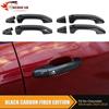 8x Carbon Fiber Door Handle Cover For Chevy Silverado Sierra 2014-18 Yukon Tahoe