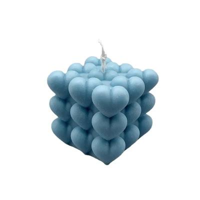 Handmade Creative Love Shape Magic Ball Silicone Candle Mold DIY Heart Pyramid Honeycomb Candle Making Chocolate Soap Resin Mold