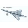 1/200 British Concorde Aircraft Model G-BOAG  Alloy Finished Product Collection Model