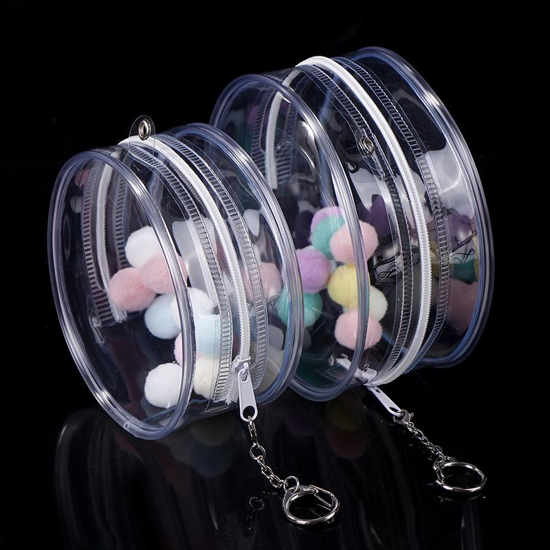 Classic Doll Storage Bags Transparent Outdoor Bag With Keychain Mystery Doll Display Storage Bags Dust-Proof Organizer Pouches