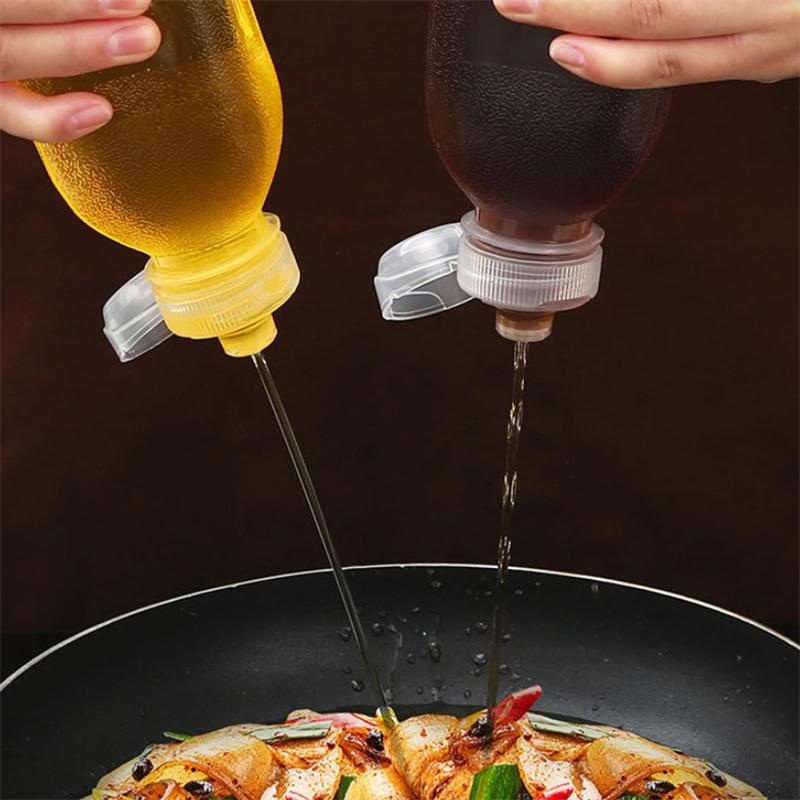 Knijpfles Olie Spuitfles Dispenser Lekvrij Gieter Condiment Brandstofbesparende Fles Koken Bakken Keukengerei