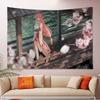 Cute Anime Genshin Impact Yae Miko Hippie Wall Hanging Tapestries for Living Room Home Dorm Decor Art Home Decor