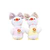 Duck Plush Toy Bow Decoration Doll Keychains Backpack Pendant Holiday Gifts