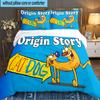 Cat Dog Adventure 3pcs Bedding Set,Including 1pc Duvet Cover And 2pcs Pillowcases Perfect Gift for Christmas,Ideal for Bedroom, Dormitory