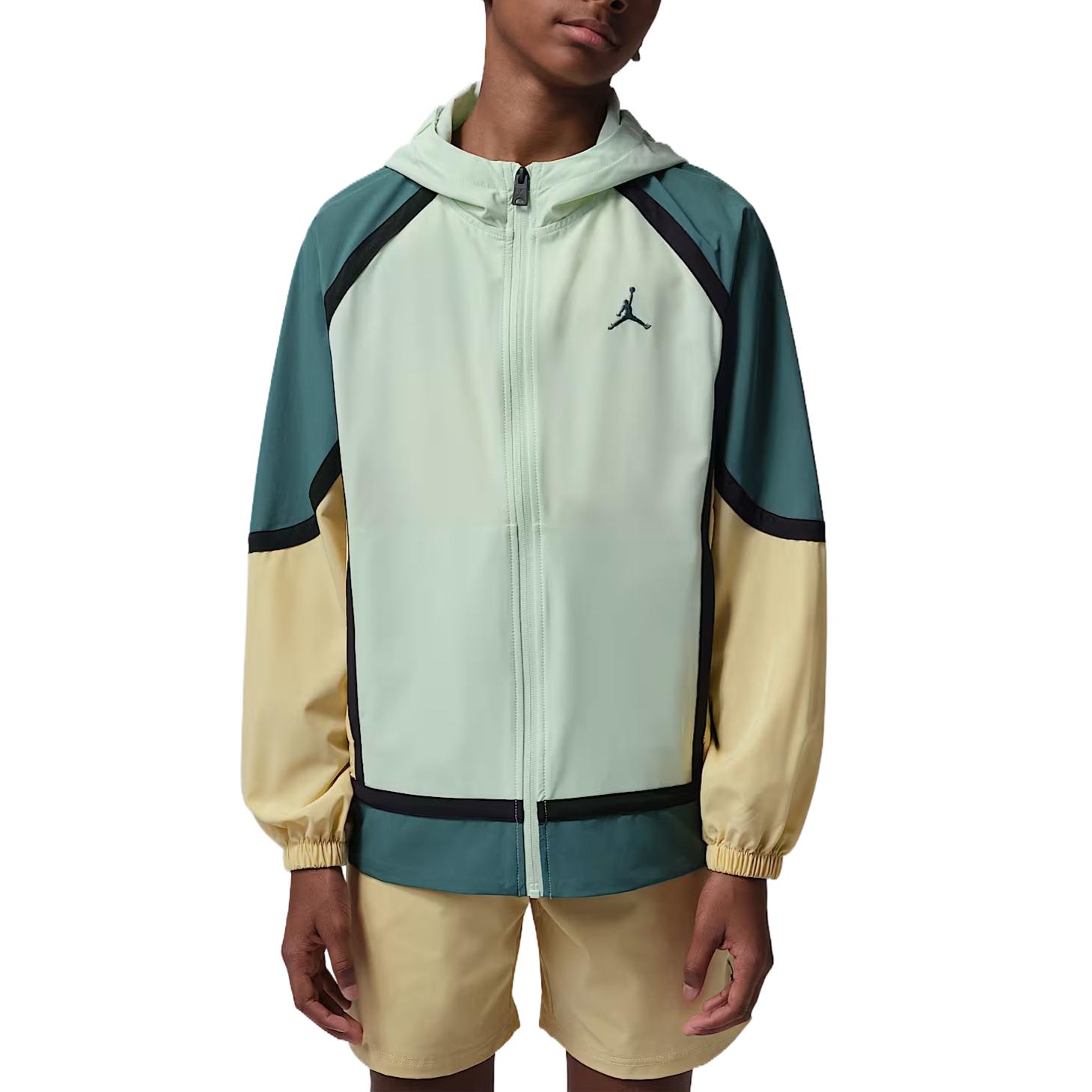 Jordan Jacket Ss26 Color Block Hooded Zipper Kids jackets IW1406-300 XS