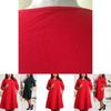 Premium Quality Plus Size Women Red Green Color Printed Round Neck Dress For All Occasions