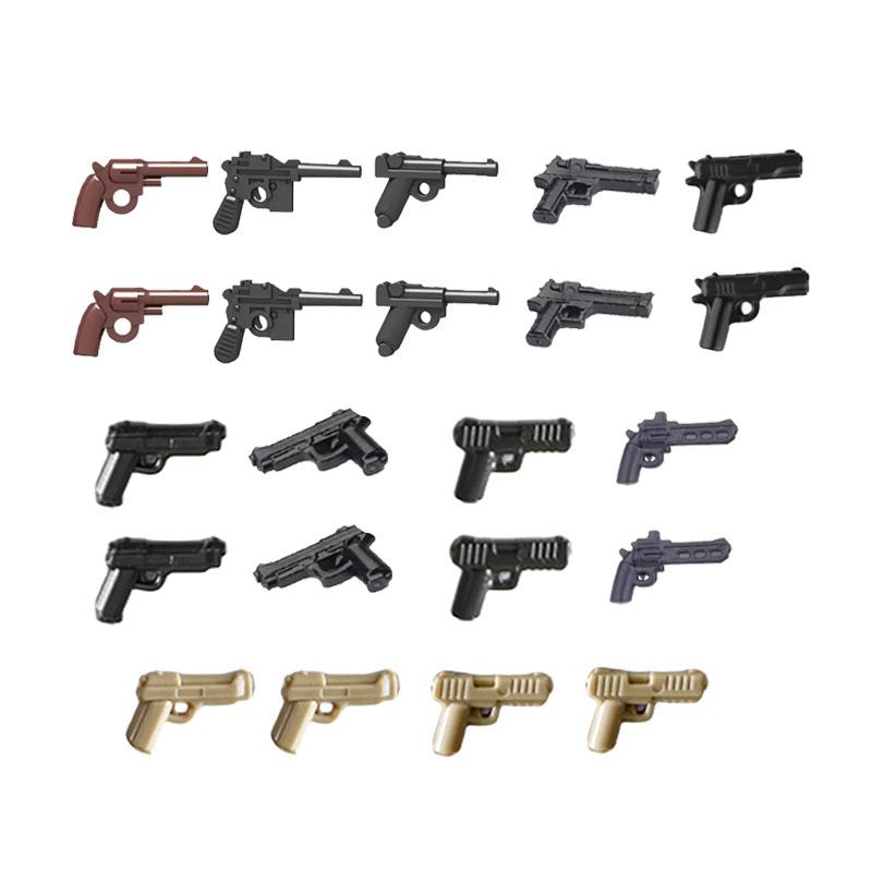 Military Soldier Weapons Building Block Accessory Bombs Throwing Object Knife Pistol RPG Iron Fist Gun Strap Toy Brick Gift J77