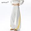 QOTRIOCK Three-Stripe Contrast Sweatpants