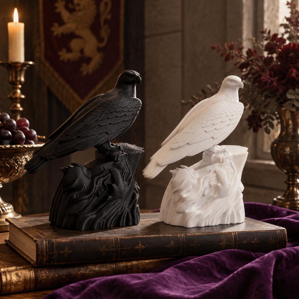 Gothic Style Simulation Crow Model Seagull Crow Ornaments Raven Prop Crow Statue Halloween Decor