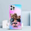 Woman Fashion Girl Super Mom Baby Soft Cover for iPhone 16 17 Air 15 14 Pro Max 16E Phone Case 13 Mini 12 11 7 SE 8 Print Patter