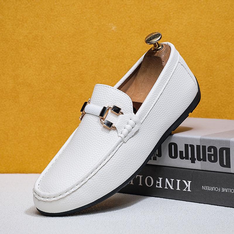 

Doudou shoes men s summer British style fashion trend casual versatile soft-soled men s shoes one pedal lazy shoes waterproof 39