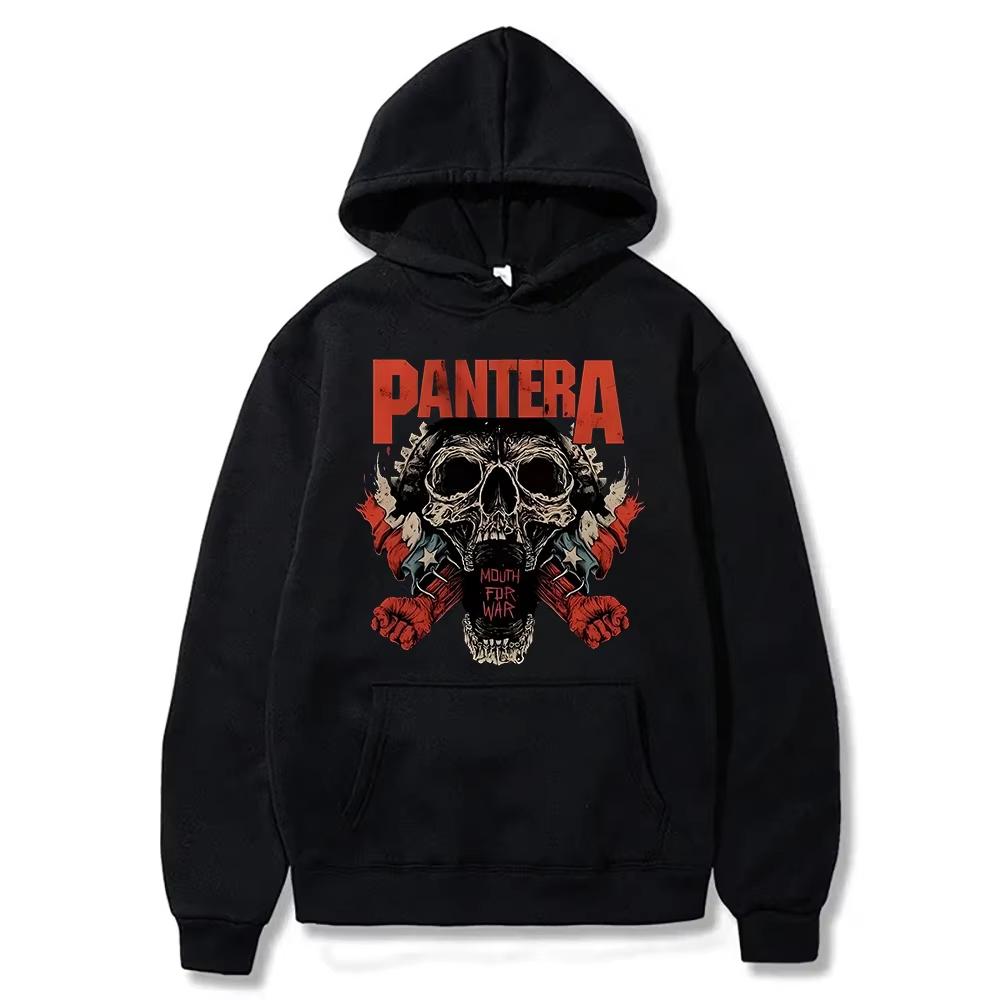 Band Pantera Hoodie Men Women Clothes Pullover Streetwear Casual Fleece Oversized High Street Funko Pop Graphic Print Top Unisex