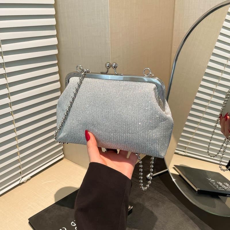 Sequined Versatile Cheongsam Bag 2025 New Pearl Handbag Mini Chain Messenger Versatile Cosmetic Bag Women