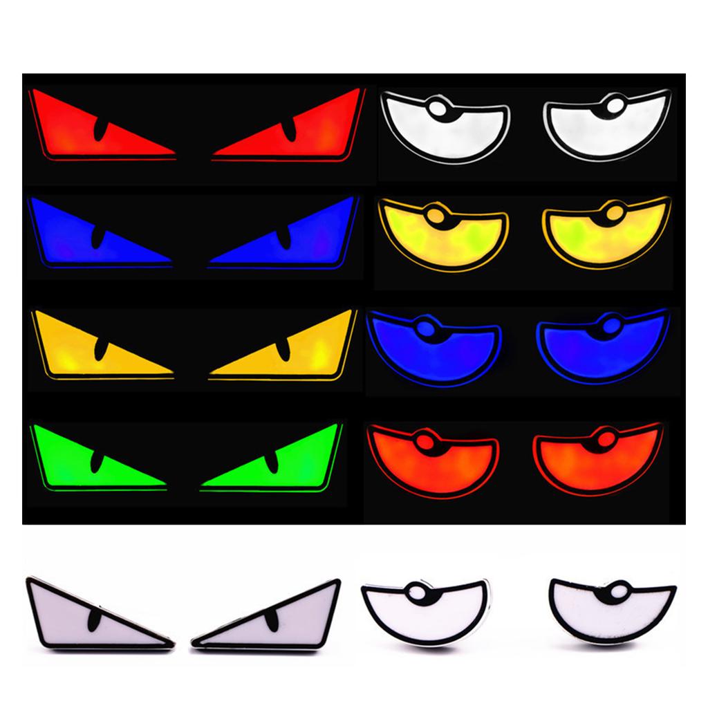 LED Monsterauge Motorrad Akzentleuchten Dekorative Lampe für verbesserte Sicherheit und personalisierten Look Nachtfahrt 2 Stück