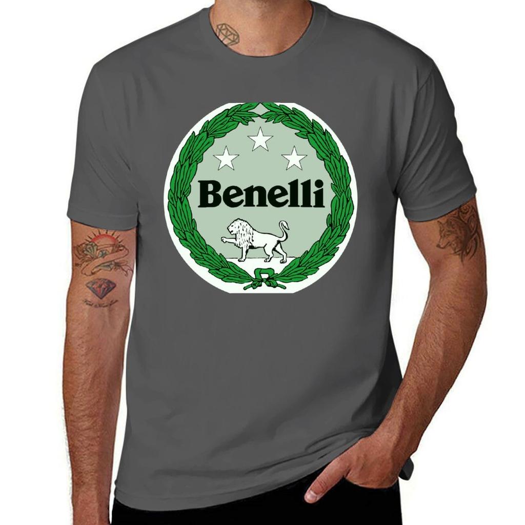 Benelli Lion Logo Tshirt Quick Dry Sports Short Sleeve Tee